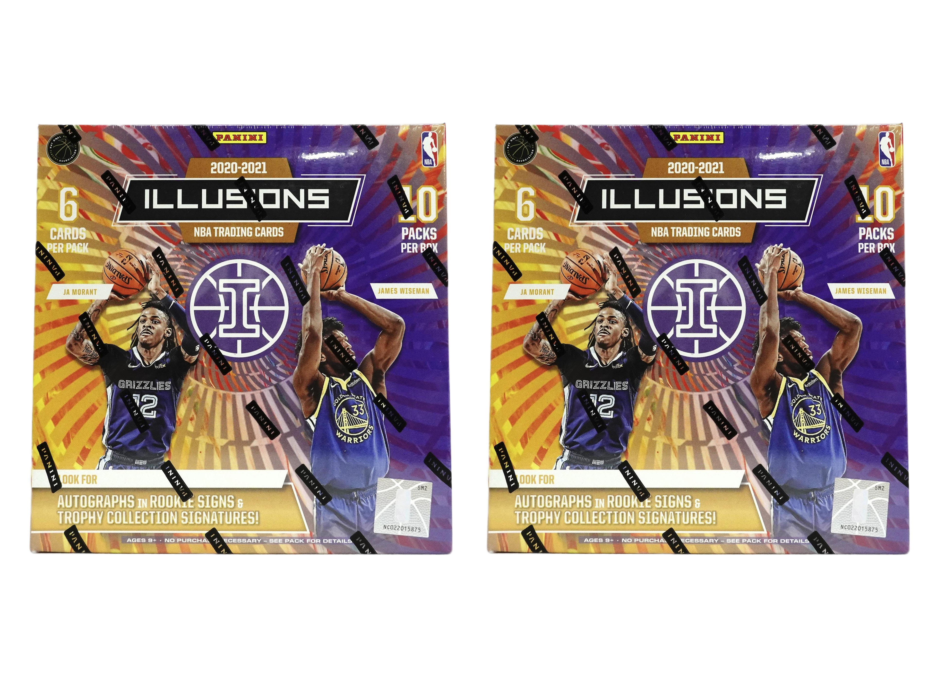 2020-21 Panini Illusions Basketball Mega Box (Walmart) 2x Lot