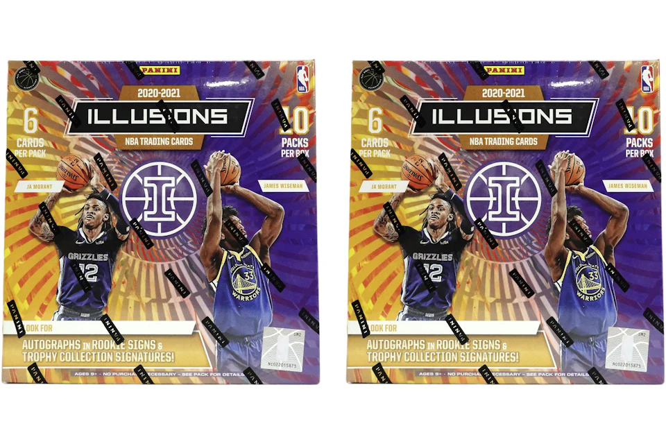 2020-21 Panini Illusions Basketball Mega Box (Walmart) 2x Lot