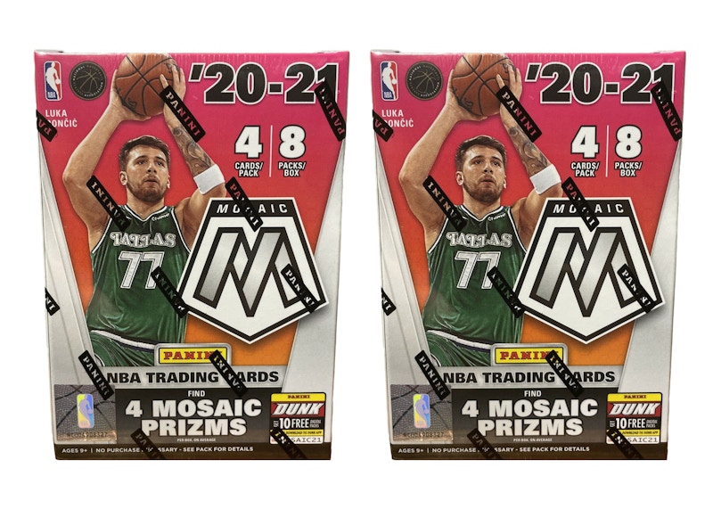 2020-21 Panini Mosaic Basketball Blaster Box 2x Lot