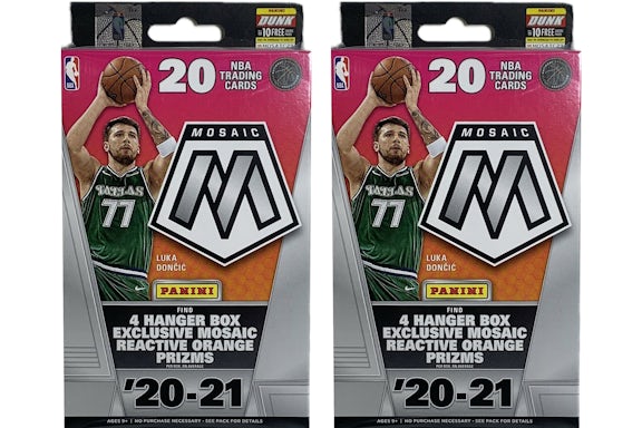 2020-21 Panini Mosaic Basketball Hanger Box 2x Lot