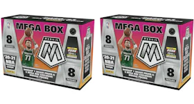 2020-21 Panini Mosaic Basketball Target Mega Box (Reactive Yellow Prizms) (8 Packs) 2x Lot
