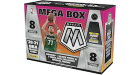 2020-21 Panini Mosaic Basketball Target Mega Box (Reactive Yellow Prizms) (8 Packs)