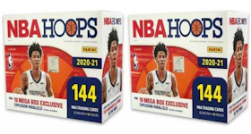 2020-21 Panini NBA Hoops Basketball Mega Box 144 Cards 2x Lot