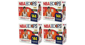 2020-21 Panini NBA Hoops Basketball Mega Box 144 Cards 4x Lot