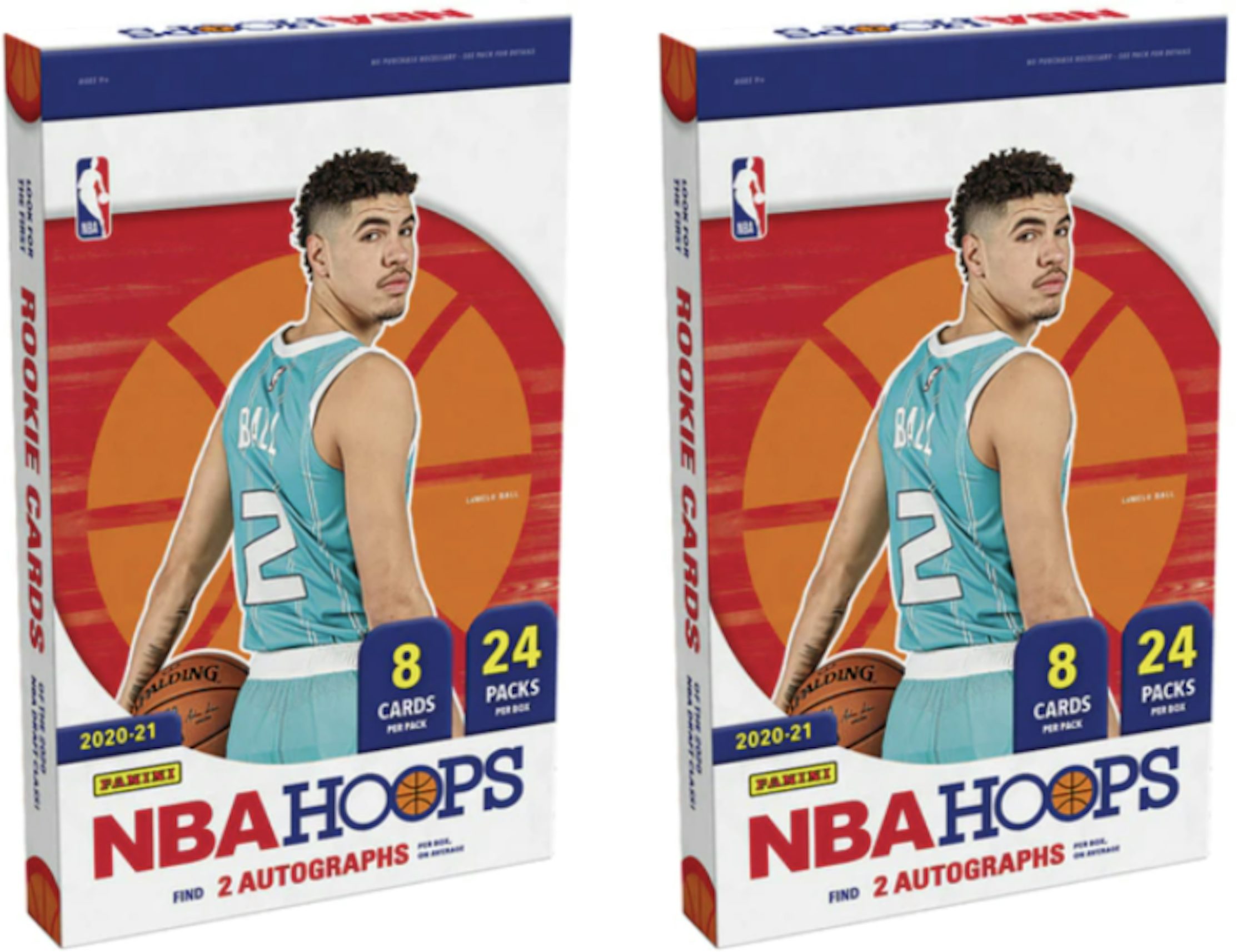 2020-21 Panini NBA Hoops Hobby Box 2x Lot