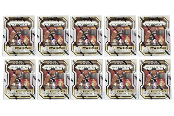 2020-21 パニーニ プリズム バスケットボール ブラスターボックス 10x ロット