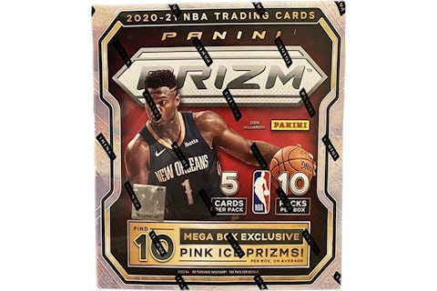 2020-21 Panini Prizm Basketball Mega Box (Pink Ice Prizms) - 2020 2020-21 Panini Prizm Basketball Mega Box (Pink Ice Prizms) - 2020