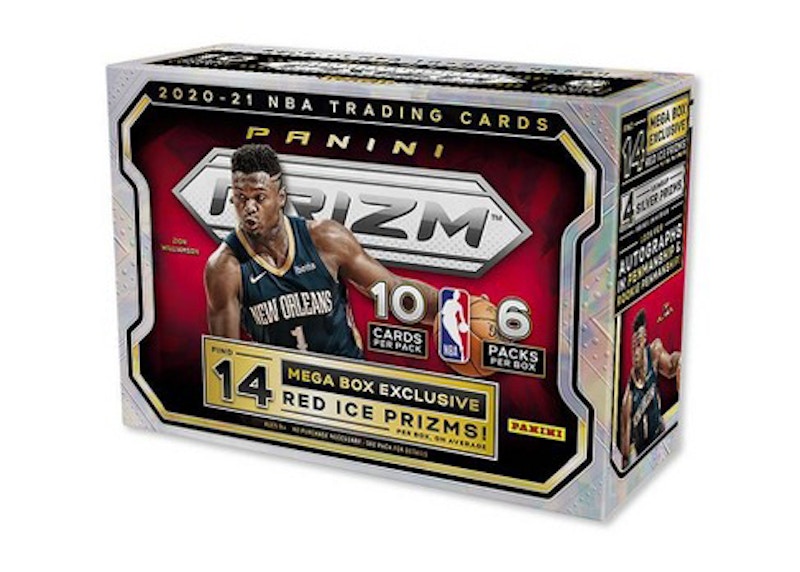 2020-21 Panini Prizm Basketball Mega Box (Red Ice Prizms) (Red or Blue Box)