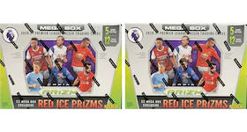 2020-21 Panini Prizm Premier League Soccer Mega Box (Red Ice Prizms) 2x Lot