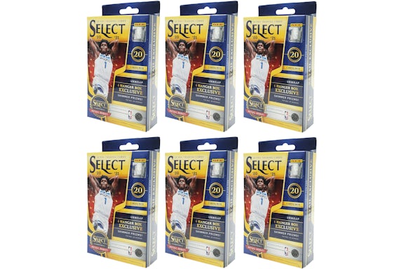 2020-21 Caja colgante de baloncesto Panini Select (Shimmer Prizms) 6x Lote