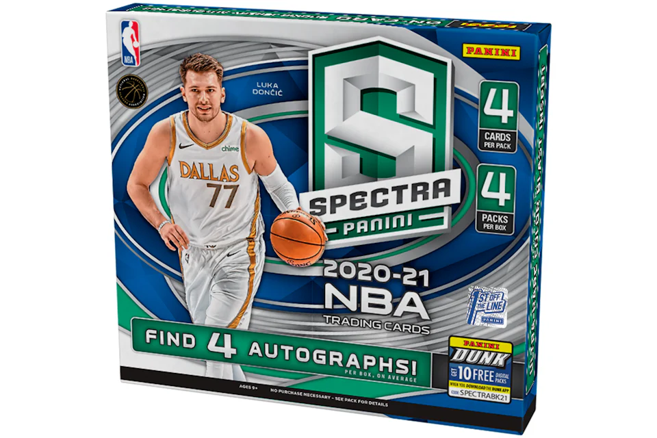 2020-21 Panini Spectra Basketball 1st Off The Line Box