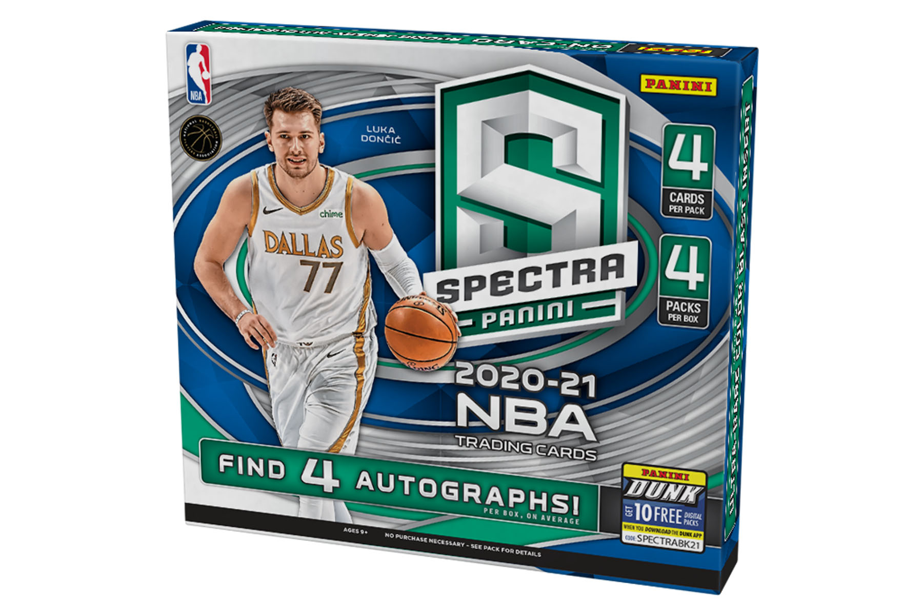 2020-21 Panini Spectra Basketball Hobby Box - 2020-21 - US