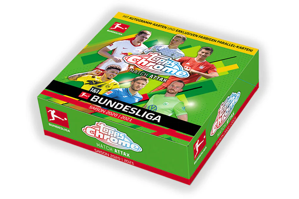 2020-21 Topps Chrome Bundesliga Match Attax Soccer Hobby Box