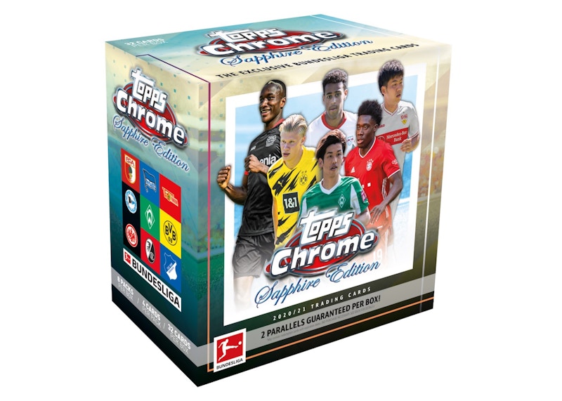 2020-21 Topps Chrome Bundesliga Soccer Sapphire Edition Box - 2020