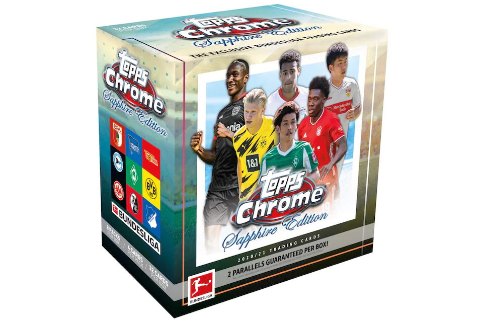 2020-21 Topps Chrome Bundesliga Soccer Sapphire Edition Box