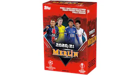 2020-21 Topps Merlin Collection Chrome UEFA Champions League Soccer Blaster Box