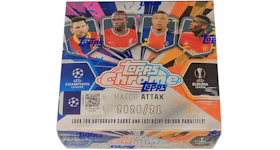 2020-21 Topps Chrome Soccer Match Attax Box