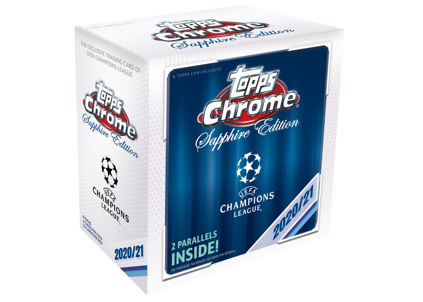 2020-21 Topps Chrome UEFA Champions League Sapphire Edition Soccer Box