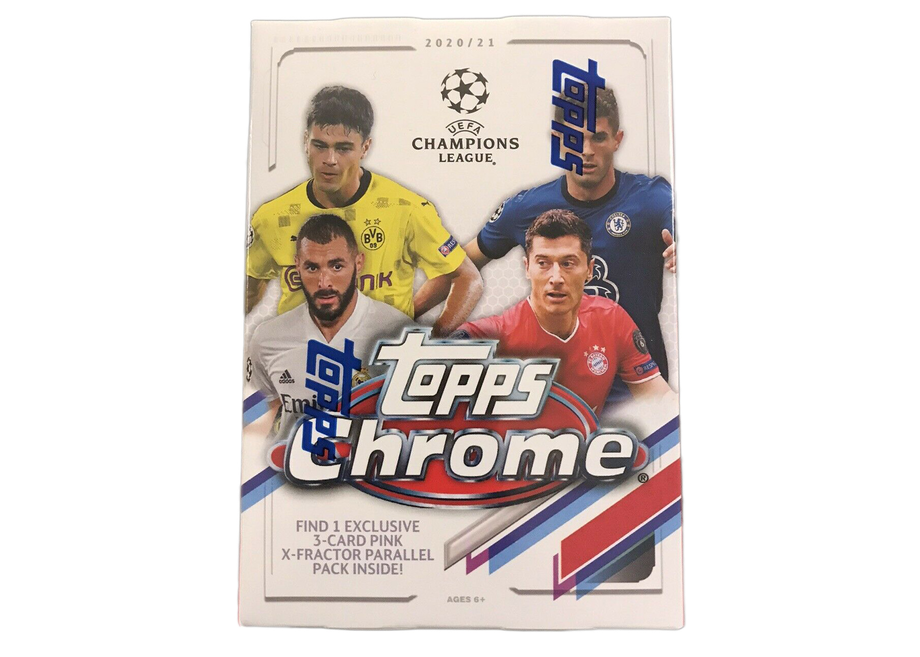2020-21 Topps Chrome UEFA Champions League Soccer Blaster Box