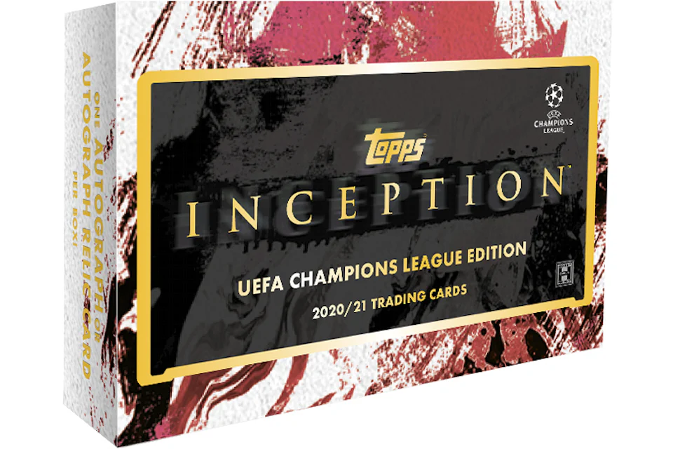 2020-21 Topps Inception UEFA Champions League Edition Soccer Hobby Box