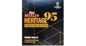 2020-21 Topps Merlin 95 Heritage UEFA Champions League Soccer Hobby Box