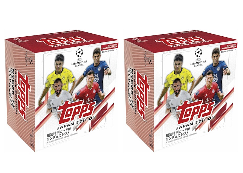 2020-21 Topps UEFA Champions League (Japan Edition) Soccer Box 2x