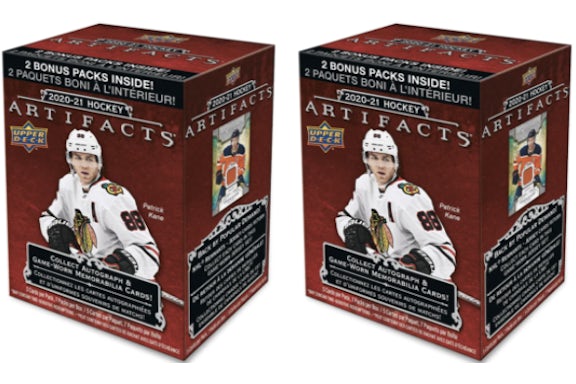 2020-21 Upper Deck Artifacts Hockey Blaster Box 2x Lot