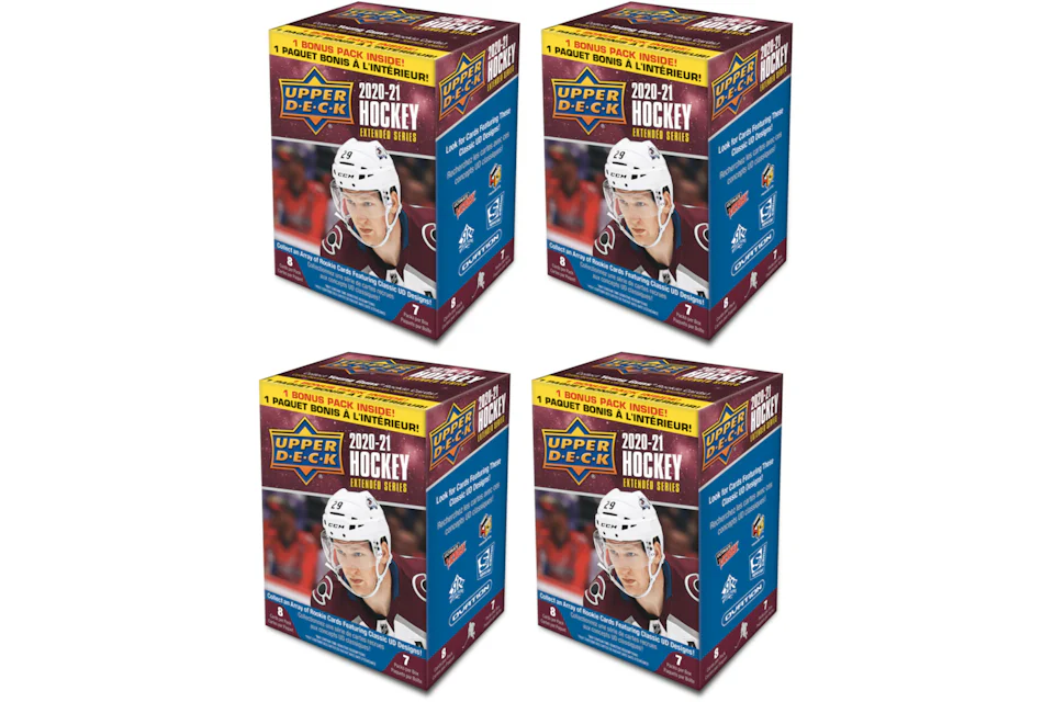 2020-21 Upper Deck Extended Series Hockey Blaster Box 4x Lot
