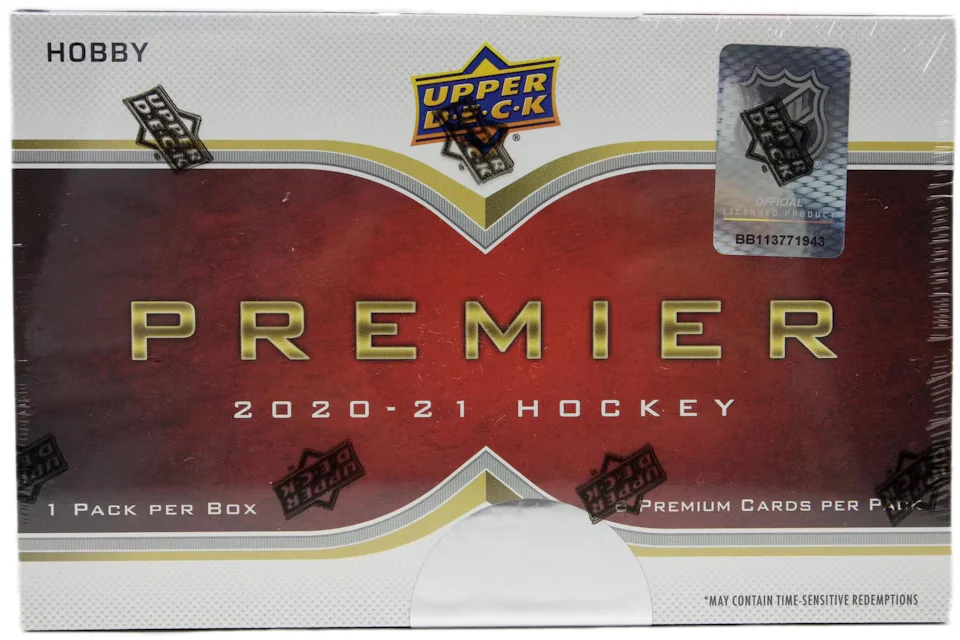 2020-21 Upper Deck Premier Hockey Hobby Box