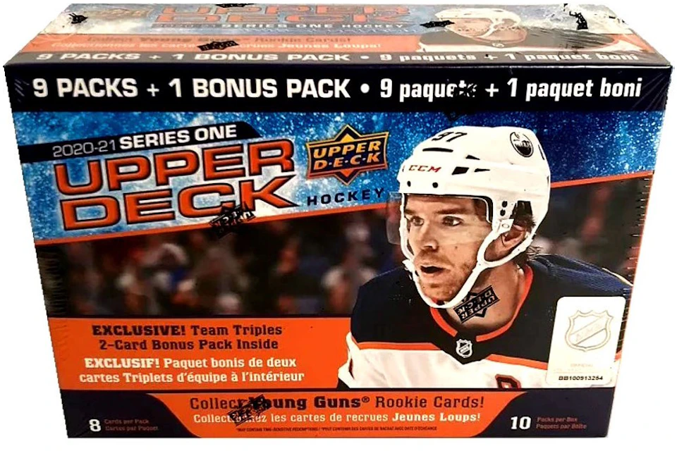 2020-21 Upper Deck Series One Hockey 9 Pack Box
