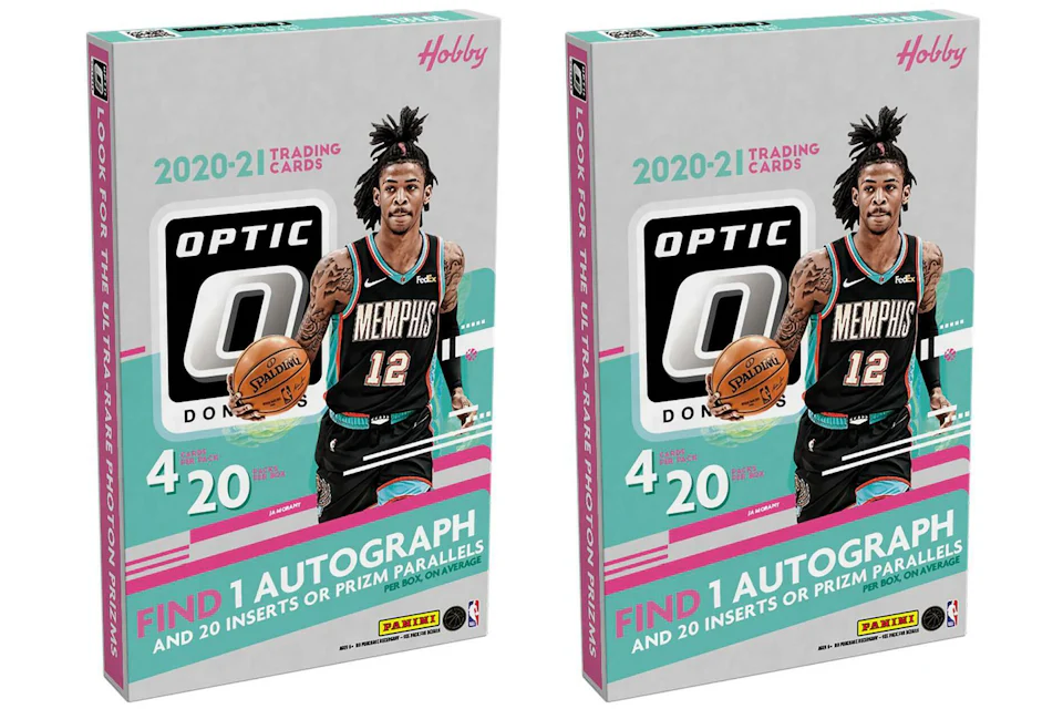 2020-21 Panini Donruss Optic Basketball Hobby Box 2x Lot