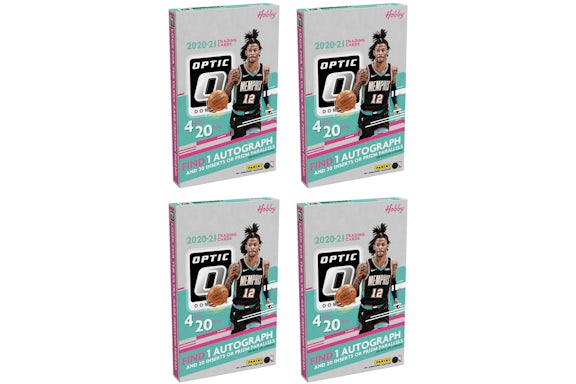 2020-21 Panini Donruss Optic Basketball Hobby Box 4x Lot
