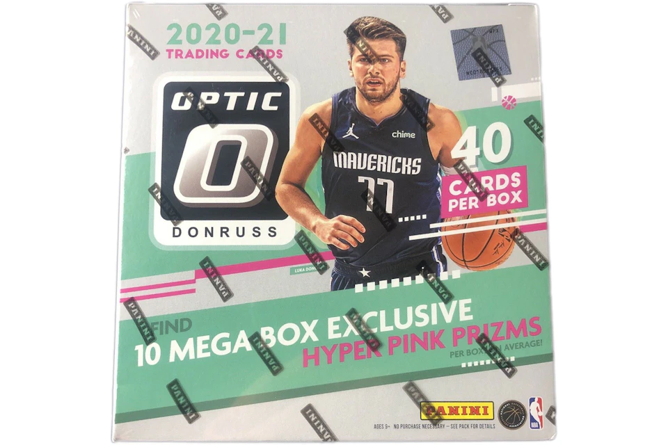2020-21 Panini Donruss Optic Basketball Mega Box (Hyper Pink Prizms)