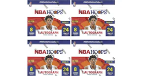 2020-21 Panini NBA Hoops Basketball Retail Box 4x Lot