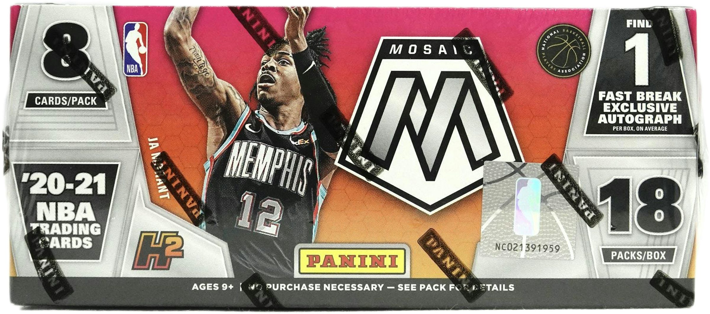 2020-21 Panini Mosaic NBA Basketball Card Hanger Box