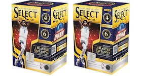 2020-21 Panini Select Basketball Blaster Box (Flash Prizms) 2x Lot