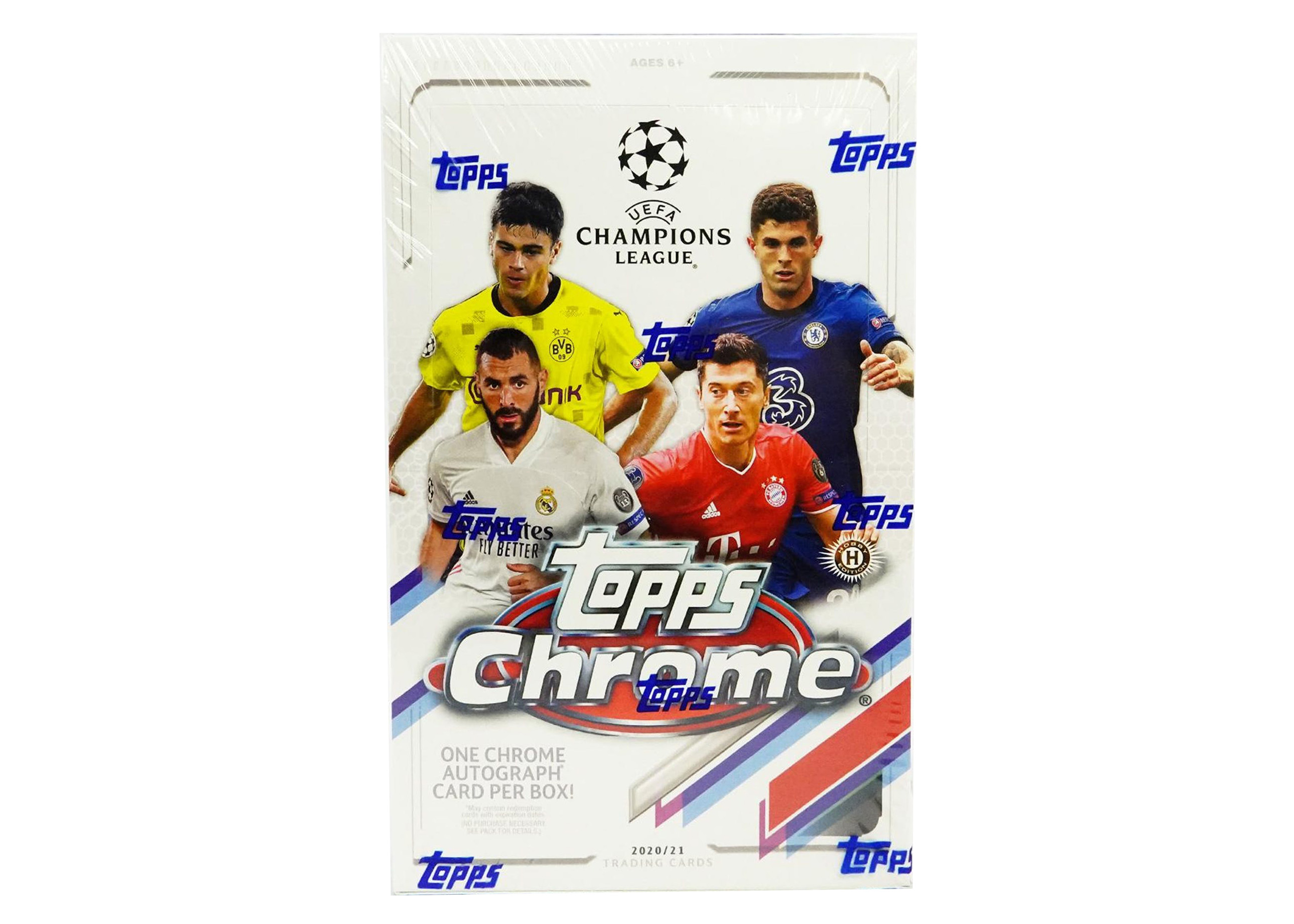 ースターや 2020-2021 Topps Chrome UEFA Champions League Soccer Blaster Box