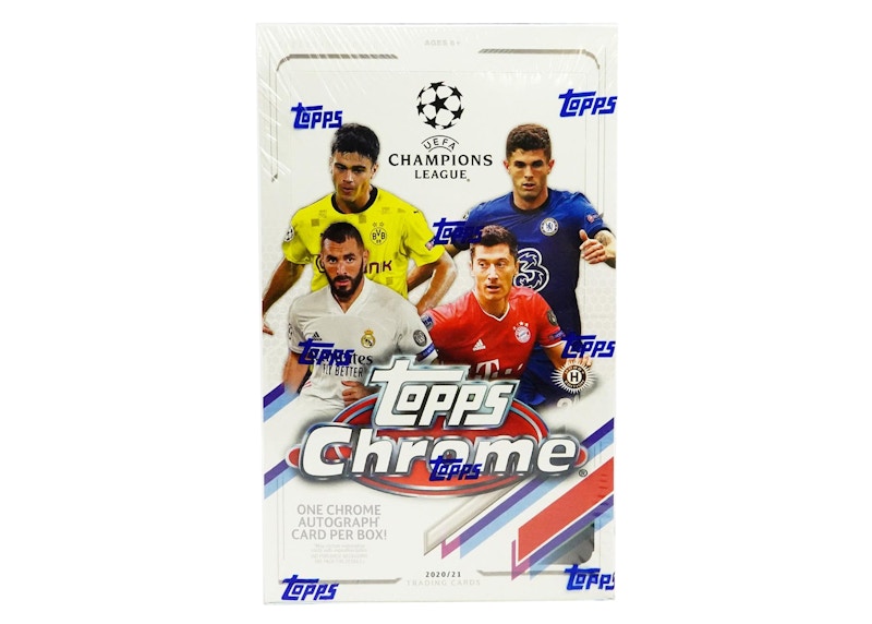 2020-21 Topps Chrome UEFA Champions League Soccer Hobby Box