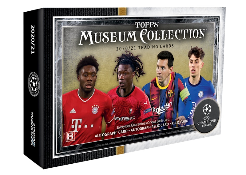 2020-21 Topps Museum Collection UEFA Champions League Soccer Hobby Box