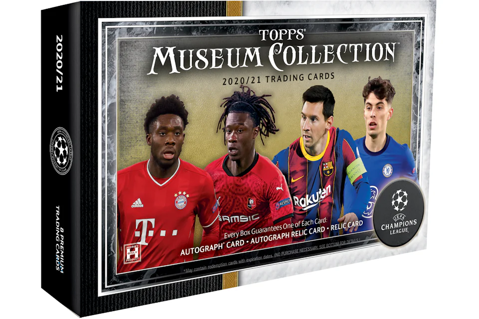 2020-21 Topps Museum Collection UEFA Champions League Soccer Hobby Box