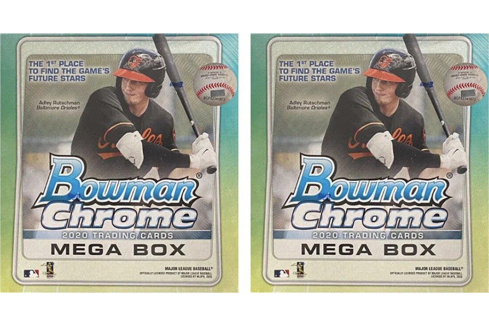 2020 Bowman Chrome Baseball Mega Box 2x Lot