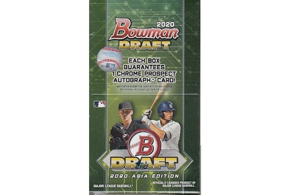 2020 Bowman Draft Asia Baseball Hobby Box