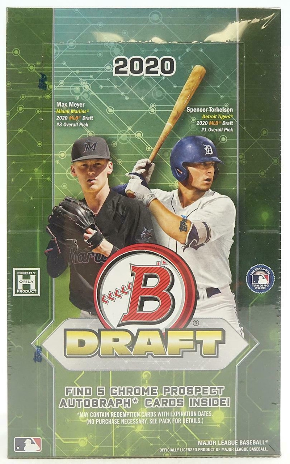 2020 Bowman Draft Baseball Super Jumbo Box 2020