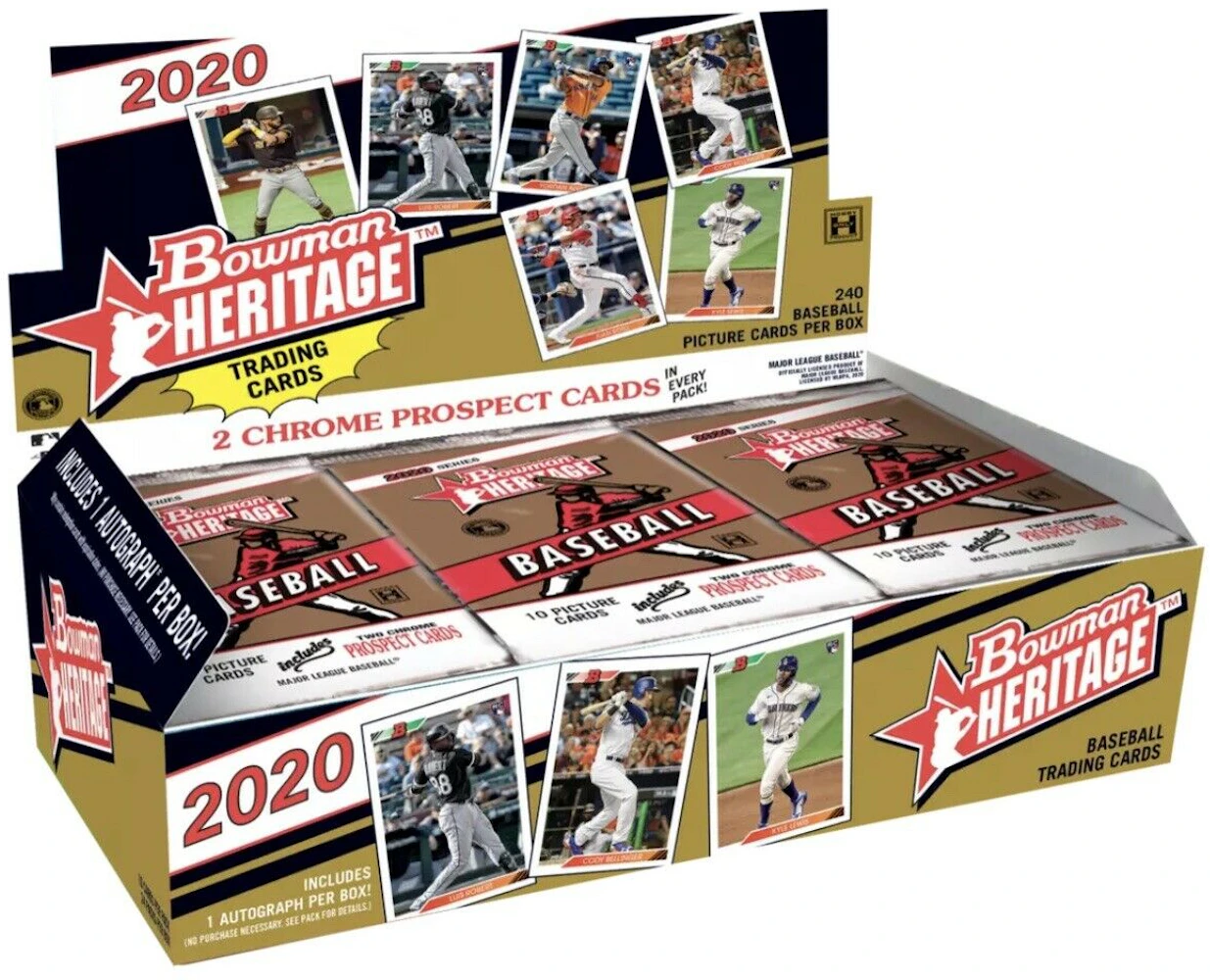 2020 Bowman Heritage Hobby Box 2020 US