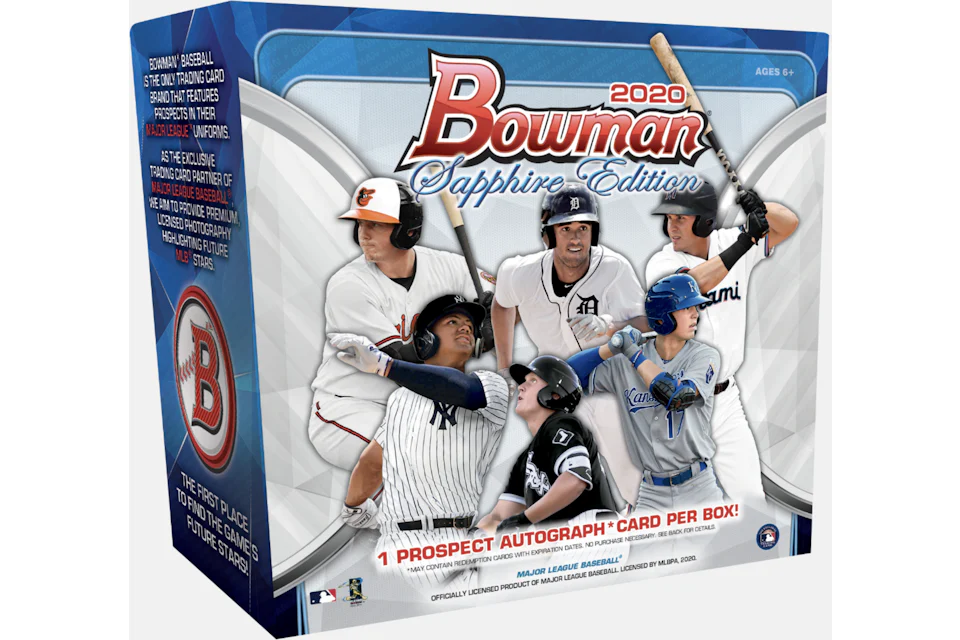 2020 Bowman Sapphire Edition Baseball Box