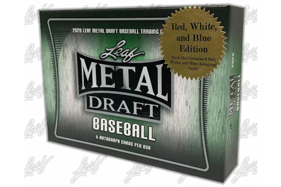 2020 Leaf Metal Draft Baseball Red, White and Blue Edition Hobby Box