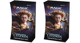 2020 Magic: The Gathering TCG Commander Legends 3 Booster Draft Pack 2x Lot