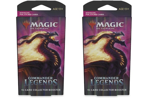 2020 Magic: The Gathering TCG Commander Legends Collector Booster Pack 2x Lot - US 2020 Magic: The Gathering TCG Commander Legends Collector Booster Pack 2x Lot - US