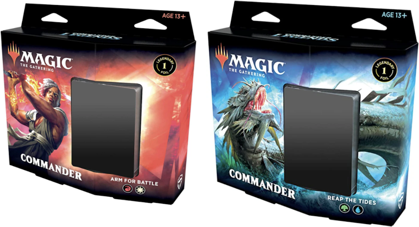 Magic The Gathering - Commander Legends, Commander Deck Reap the Tides, 100 cards, Acessórios