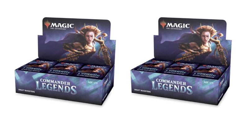 2020 MTG Magic the Gathering Commander Legends DRAFT Booster Box Factory Sealed